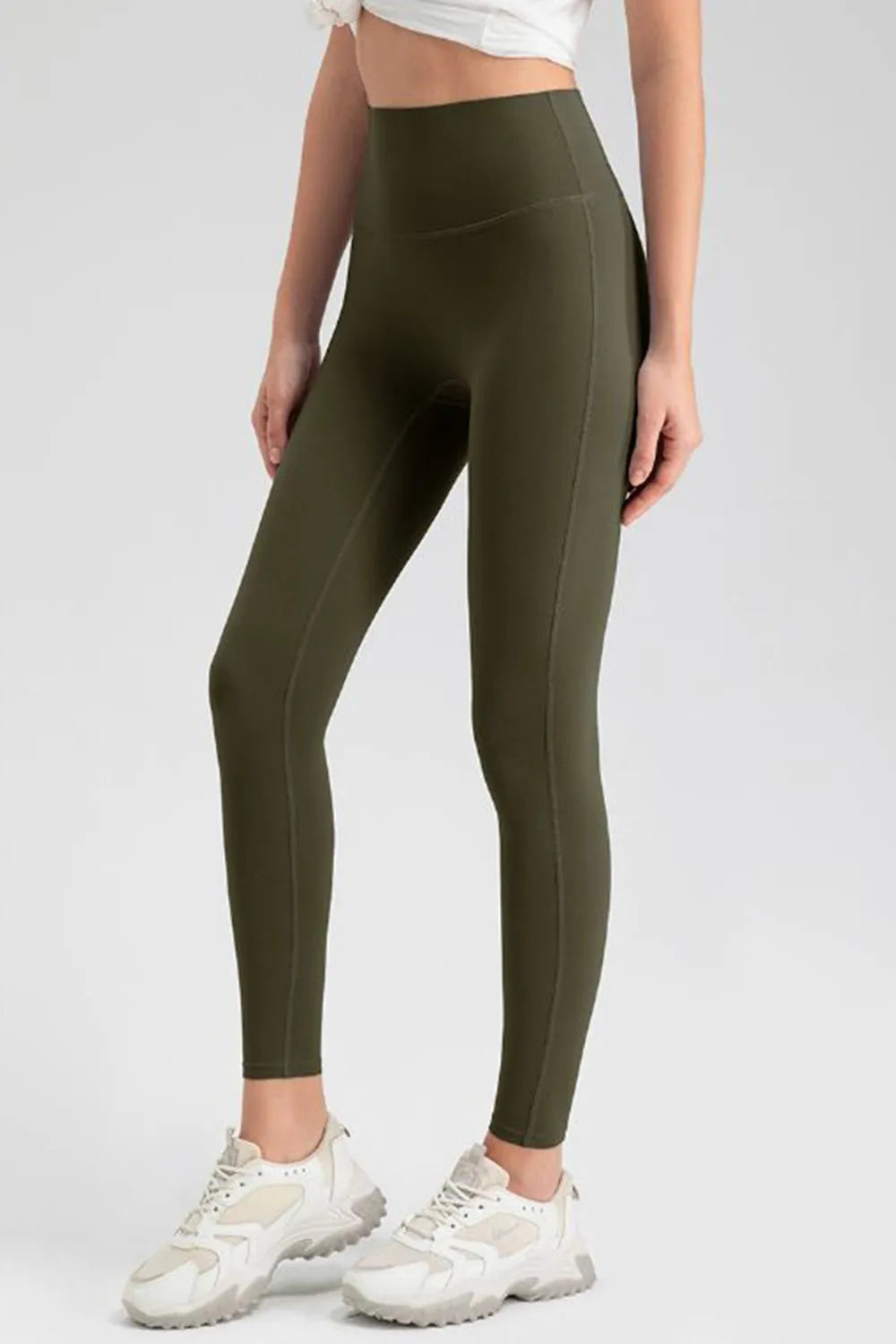 Ultra-Stretch Nylon Leggings for Everyday Comfort - cas7m