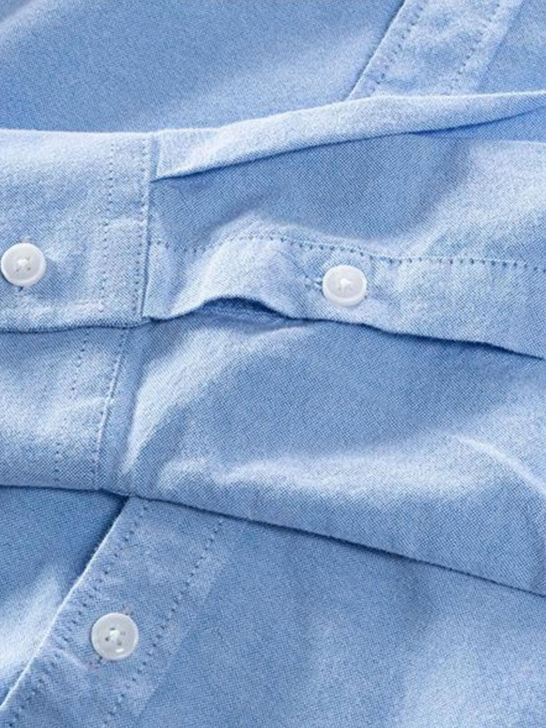 Men's Plus Size Button Up Long Sleeve Shirt - cas7m