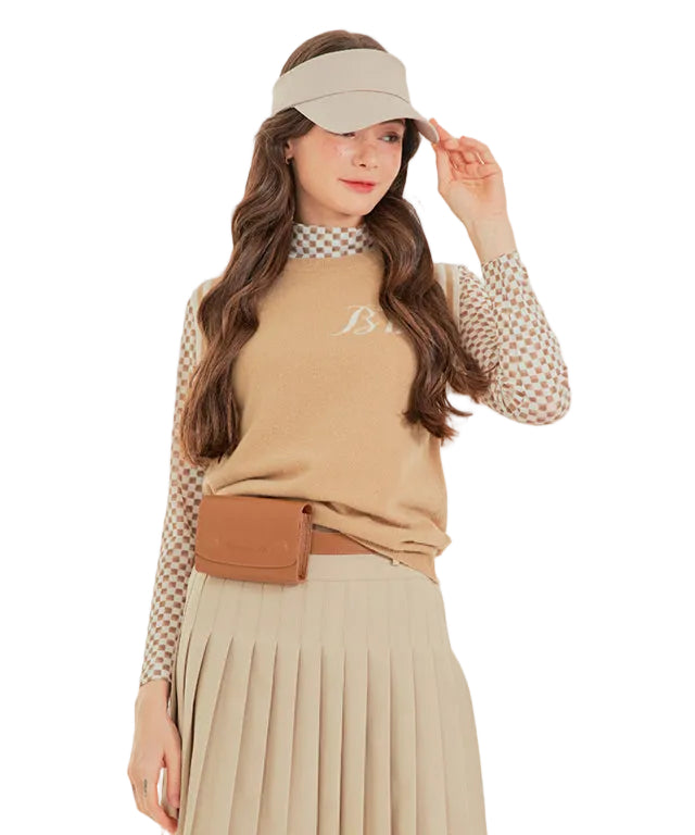 BENECIA 12 Cera Pleated Skirt - Beige