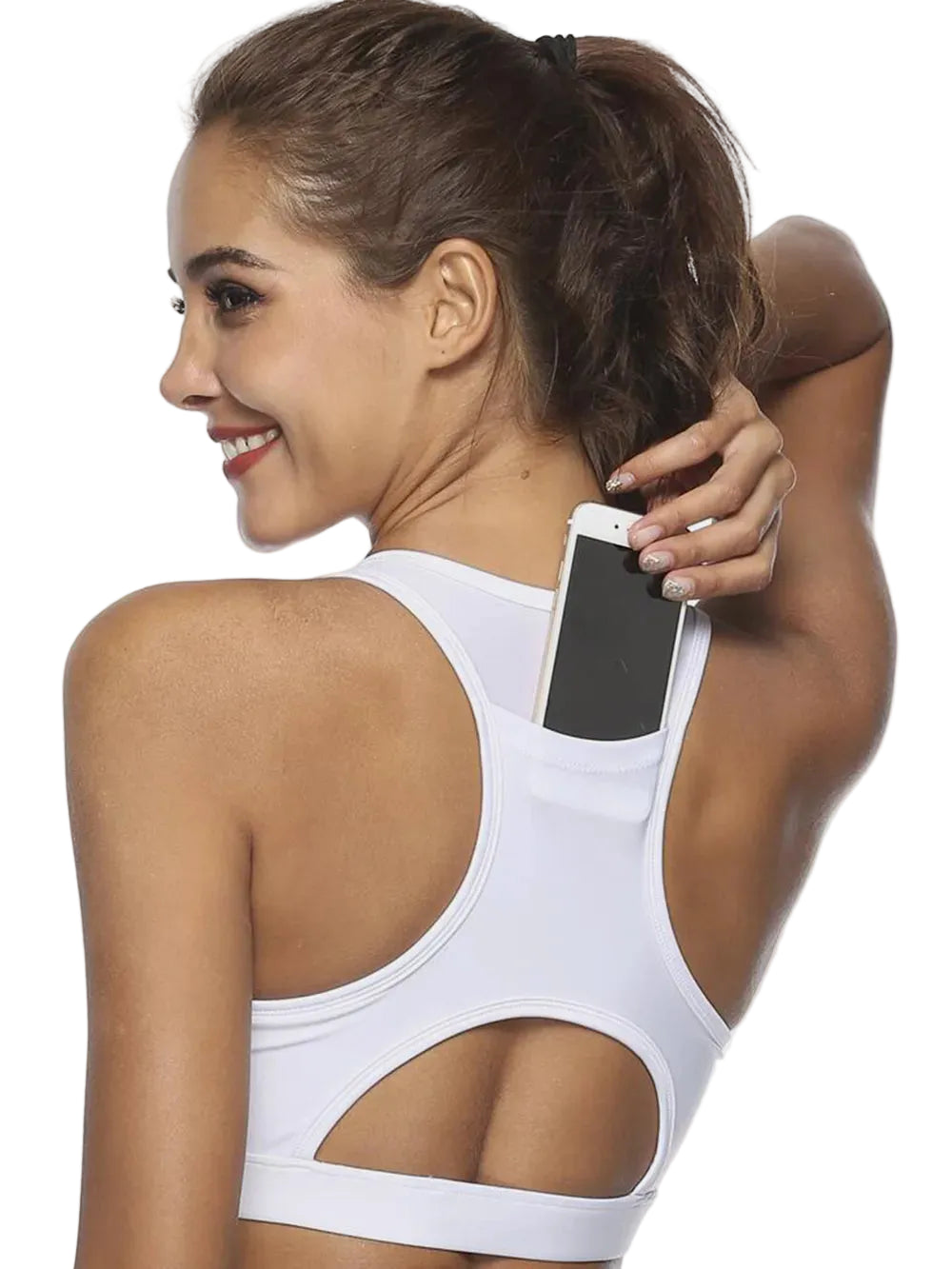 Cutout Scoop Neck Active Tank - cas7m