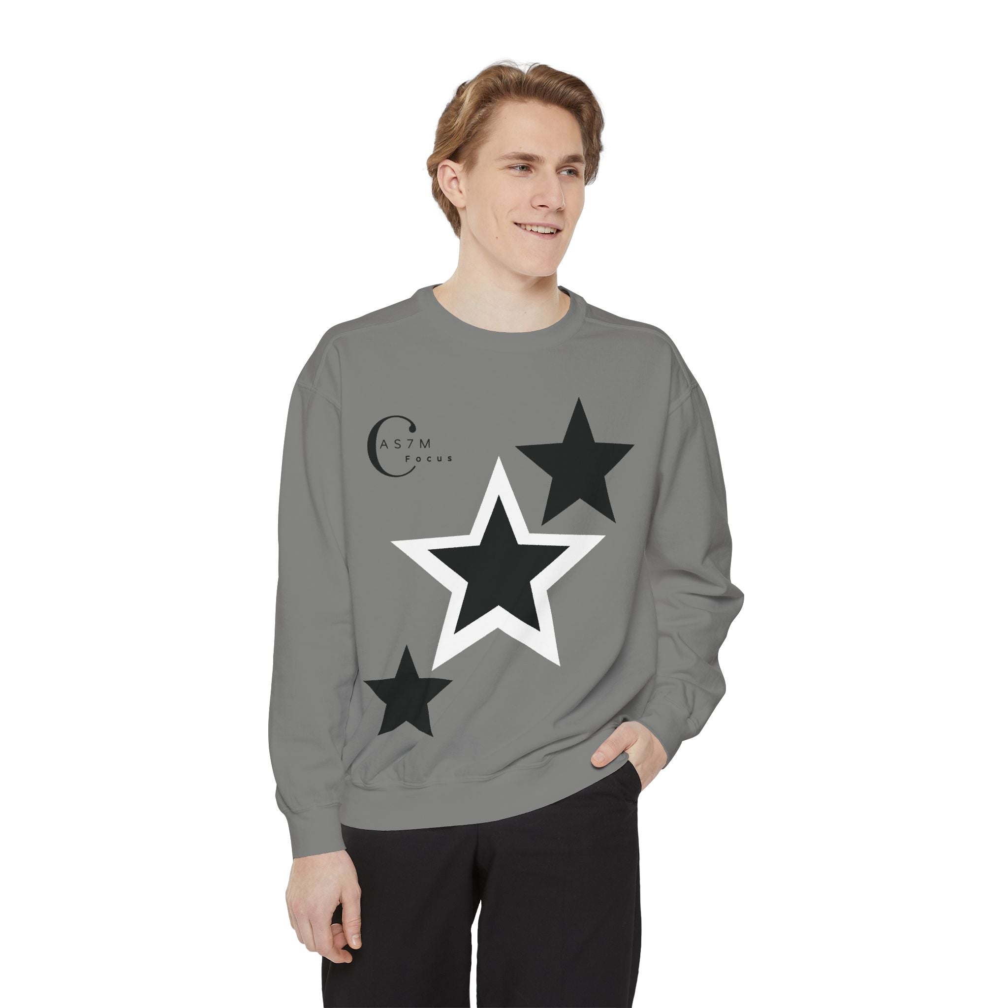 Unisex Garment-Dyed Sweatshirt - cas7m