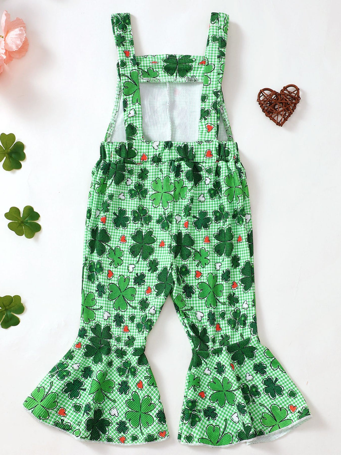 Children's Printed Flare Overalls - cas7m