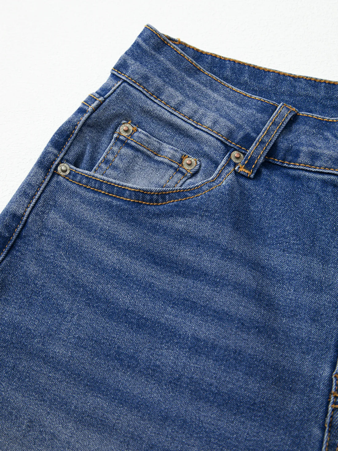 Raw Hem Unique Cuffs Straight High Rise Loose Jeans - cas7m