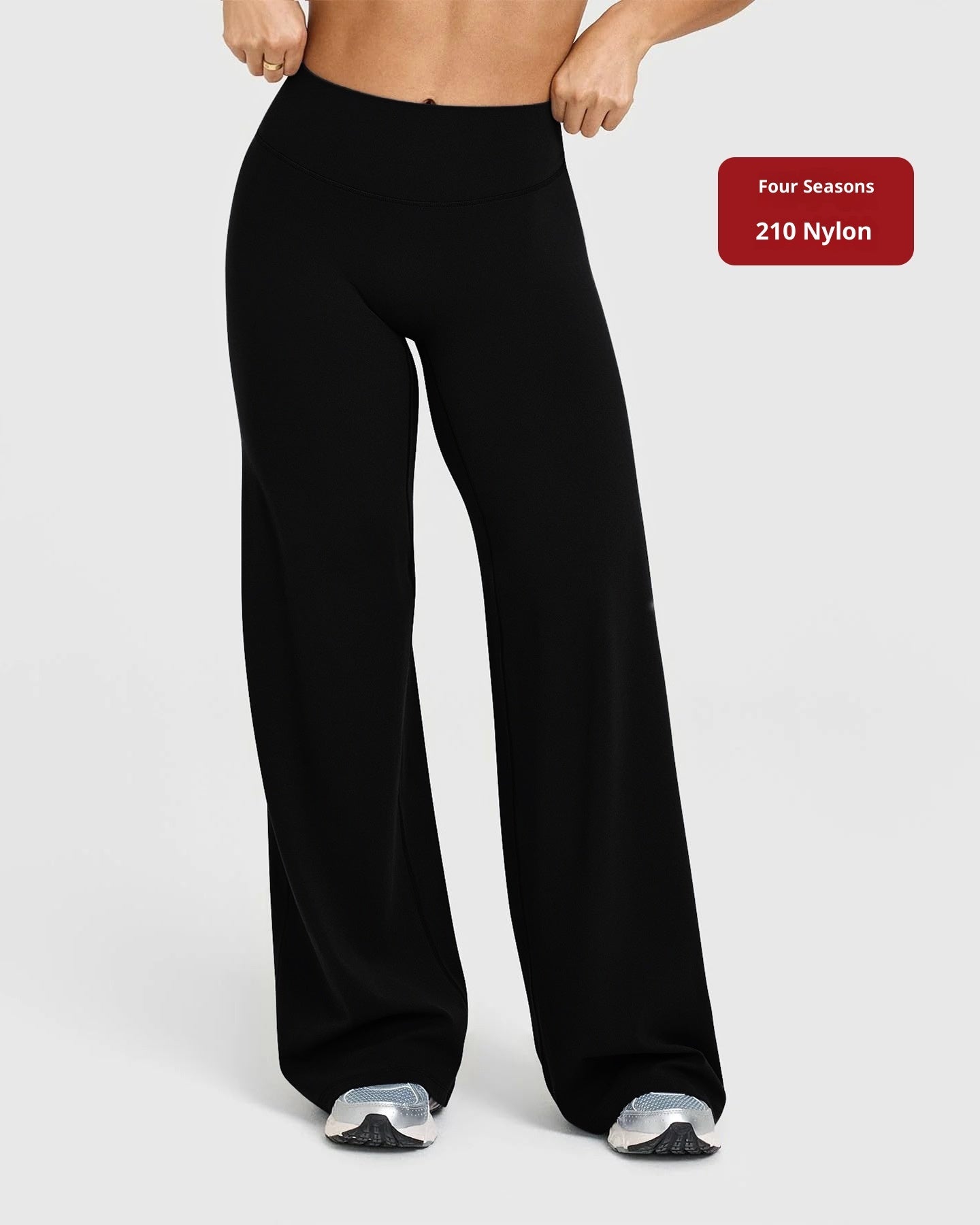 Slimming Casual Straight-leg Women's Wide Leg Sports Yoga Pants - cas7m