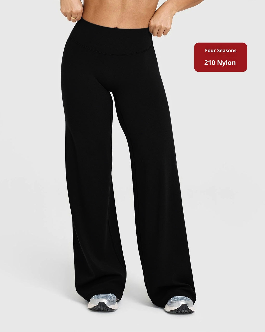 Slimming Casual Straight-leg Women's Wide Leg Sports Yoga Pants - cas7m