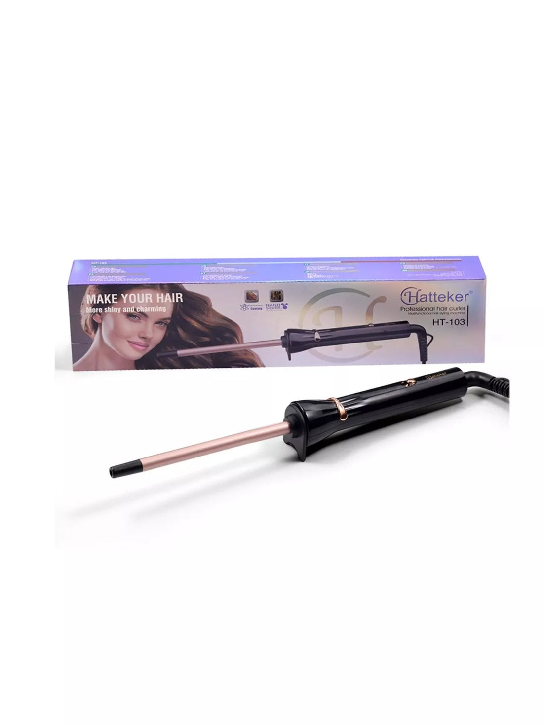 Salon-Grade Fast Heat Curling Iron – Effortless Glamour & Comfort - cas7m