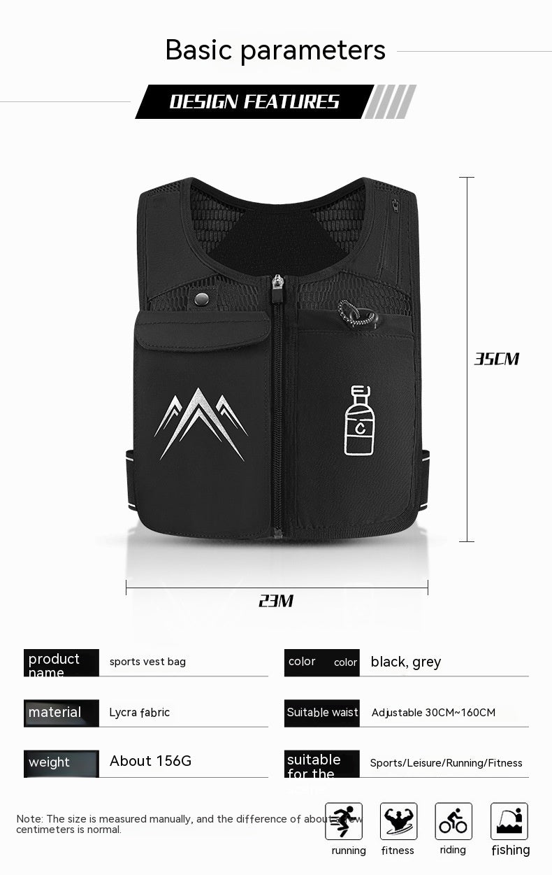 Sports Vest Running Vest Mobile Phone Bag - cas7m