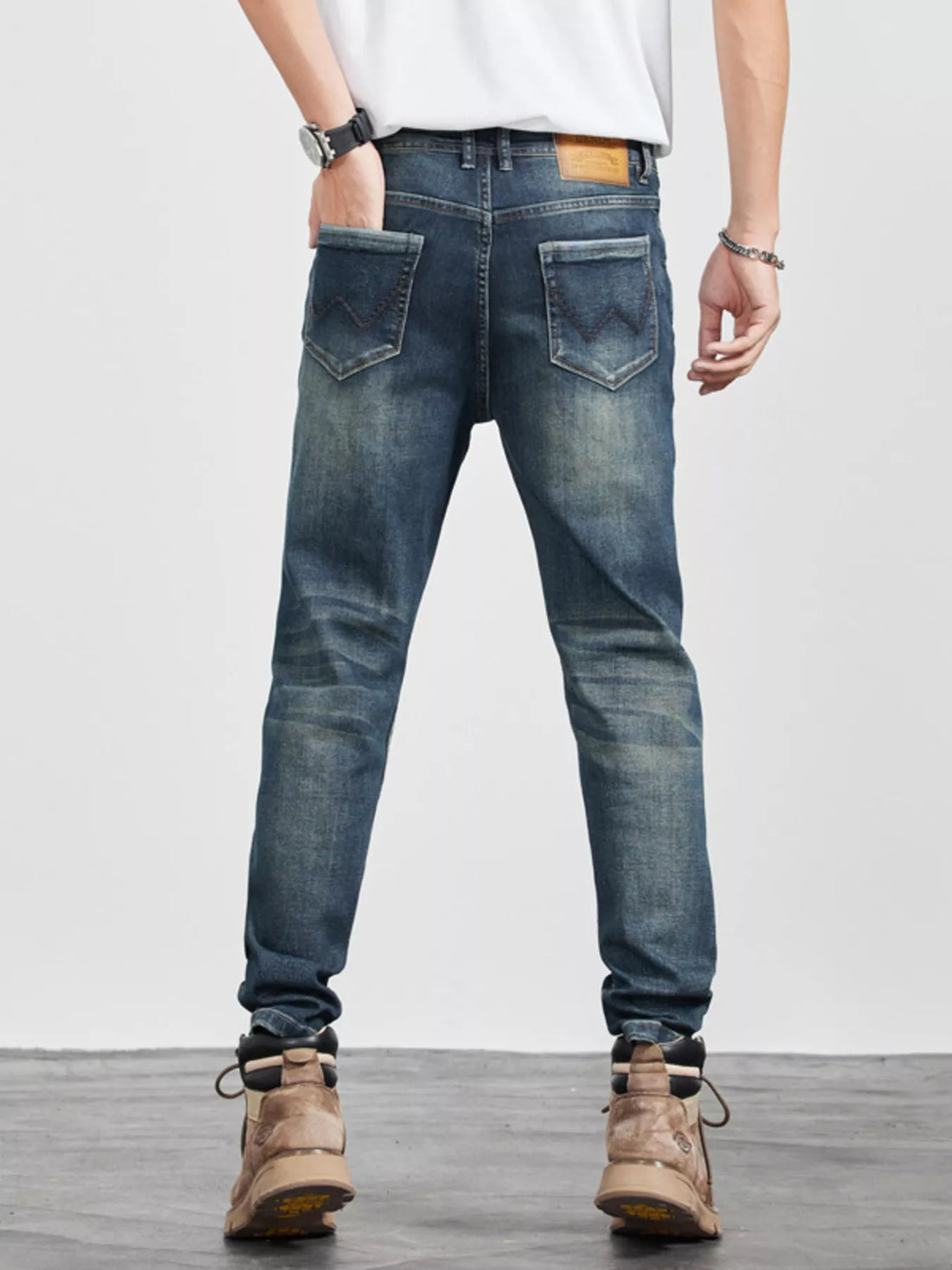 Men's Wash Slim Fit Jeans - cas7m