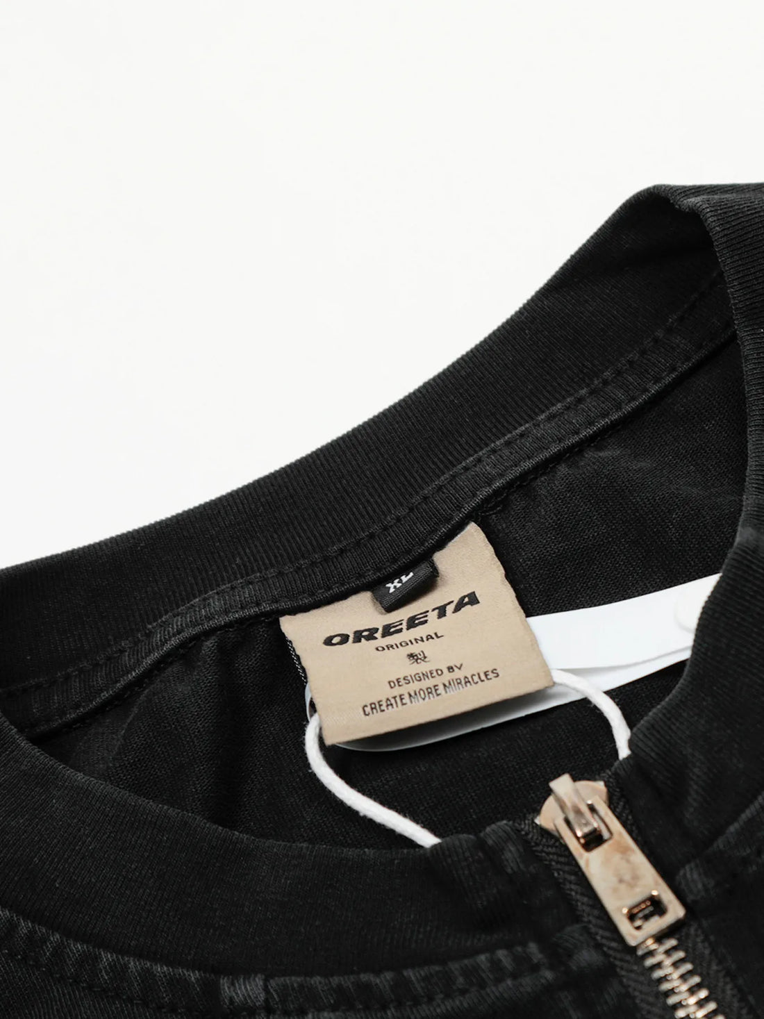 Men's Half-Zip Oversize T-Shirt - cas7m