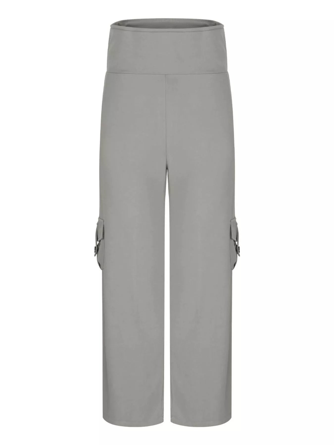 High-Waisted Yoga Pants with Pockets - cas7m