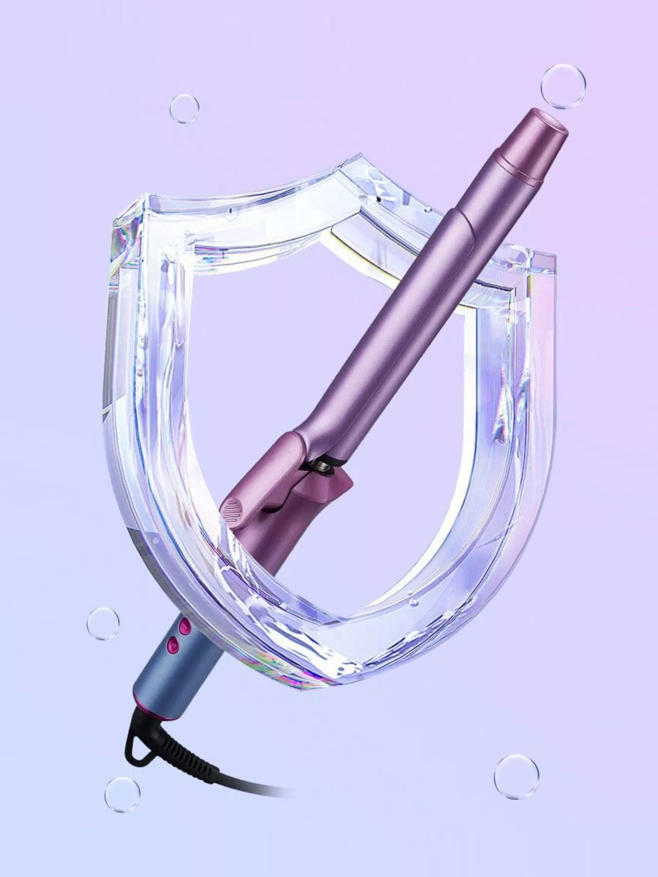 Adjustable Temp Curling Iron - Salon-Quality Curls & Style - cas7m