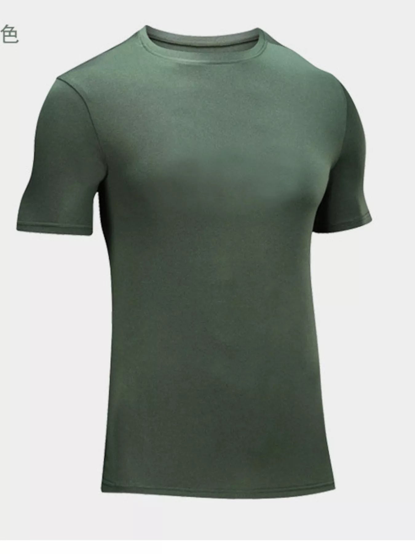 Men's Plus Size Round Neck Short Sleeve T-Shirt - cas7m