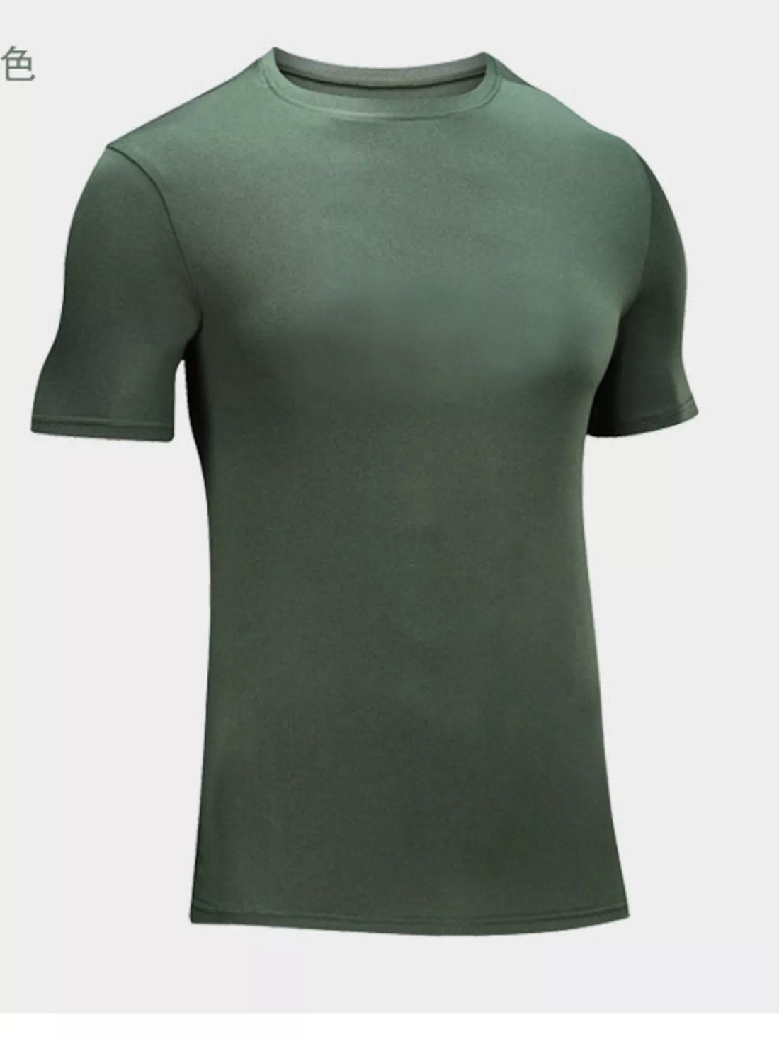 Men's Plus Size Round Neck Short Sleeve T-Shirt - cas7m
