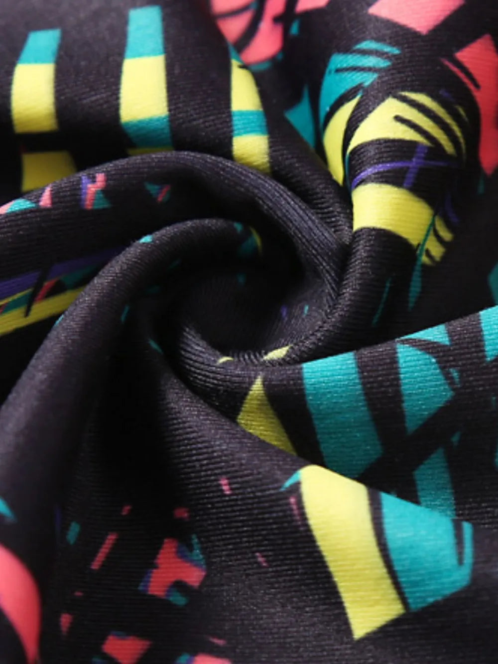 Printed Wide Waistband Active Leggings with Stirrups - cas7m