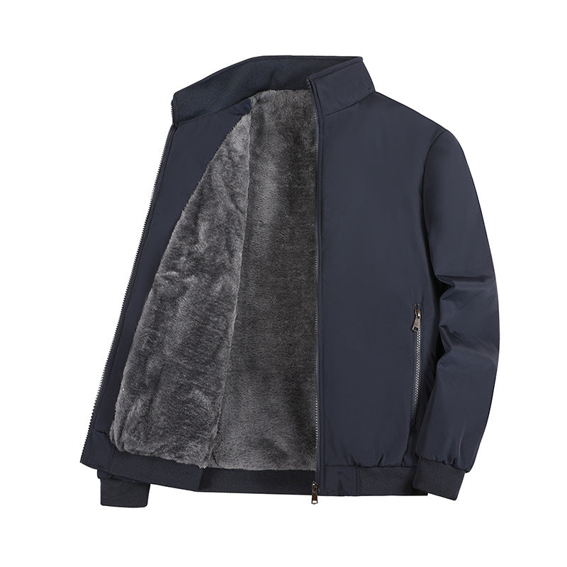 Men's Winter Cotton Coats Casual Thickening Oversized Coat - cas7m