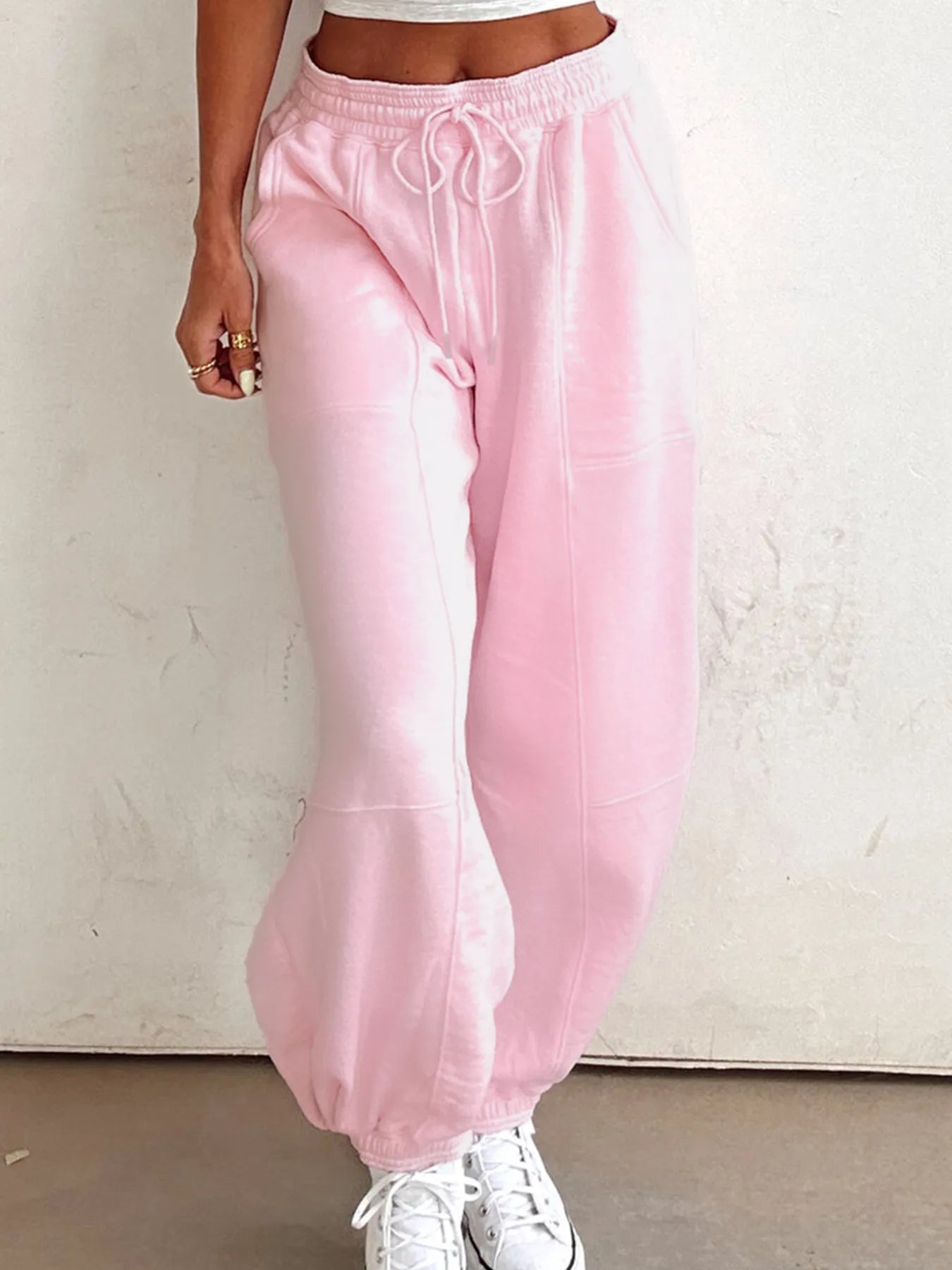 Casual Drawstring Sweatpants - cas7m