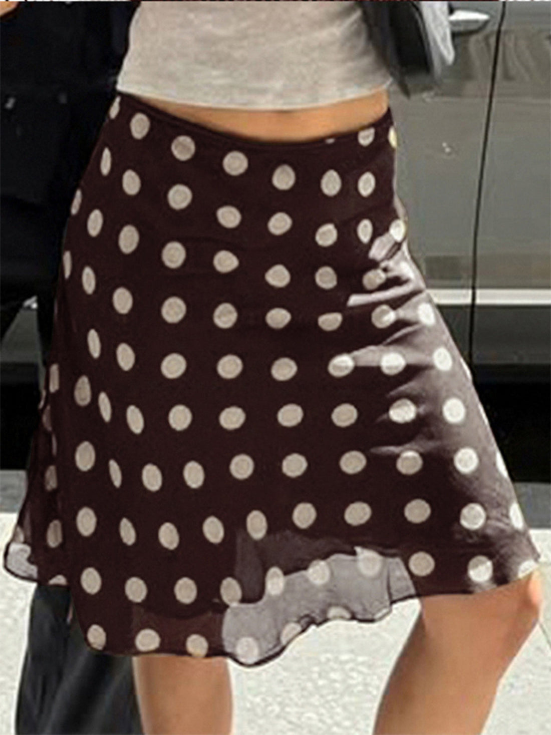 Polka Dot Skirt - cas7m