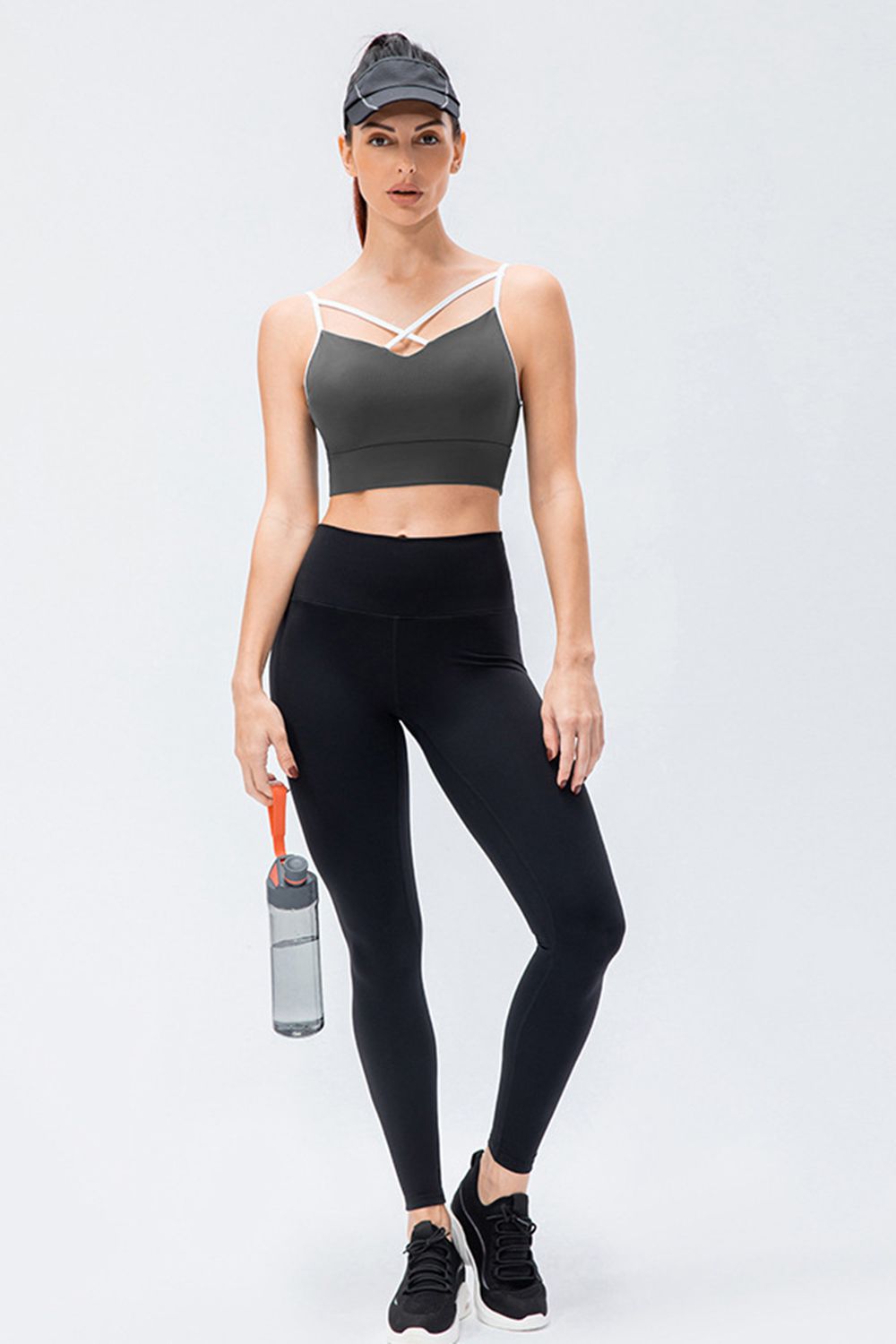 Sporty Breathable Slim Fit Leggings - High Stretch Nylon Blend - cas7m