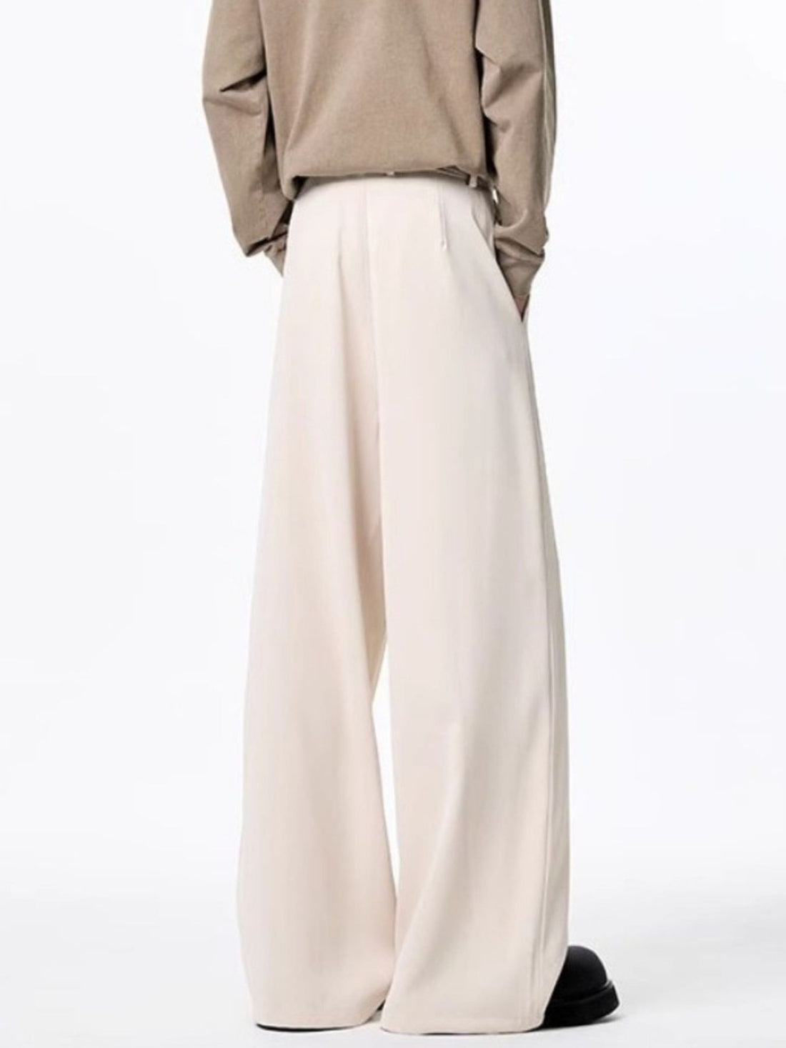 Men's Plus Size Wide Leg Casual Pants - cas7m
