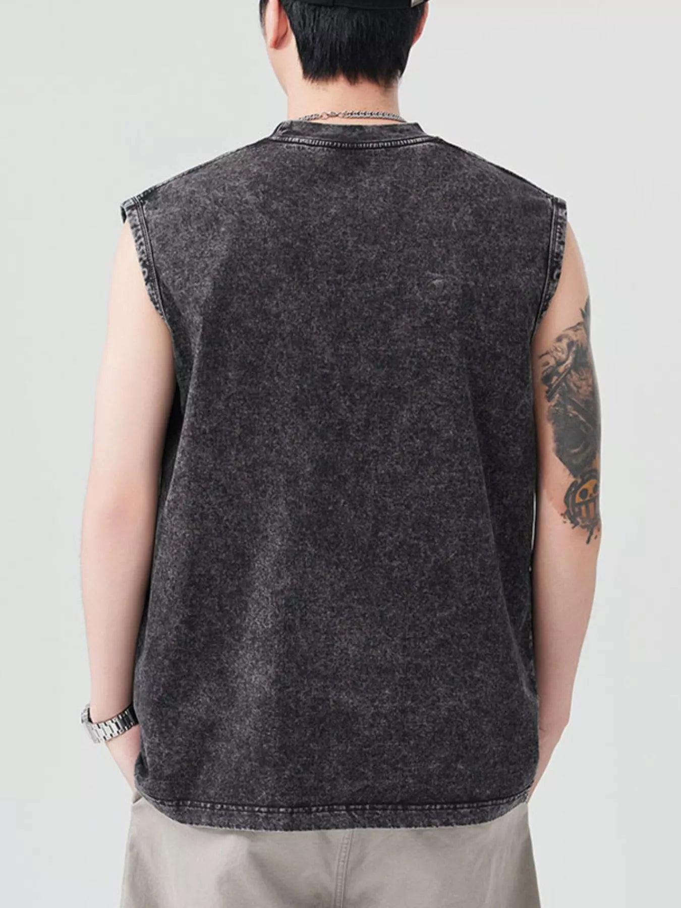 Men's Round Neck Tank - cas7m