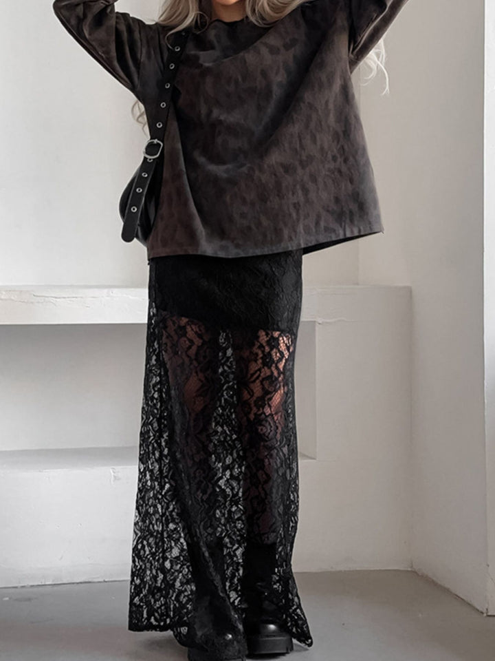 Lace Maxi Skirt - cas7m