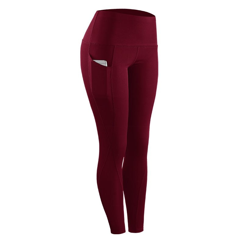 Women Compression Skinny Fitness Leggings Women Stretch Sportswear Casual Leggings Pants with Pocket - cas7m