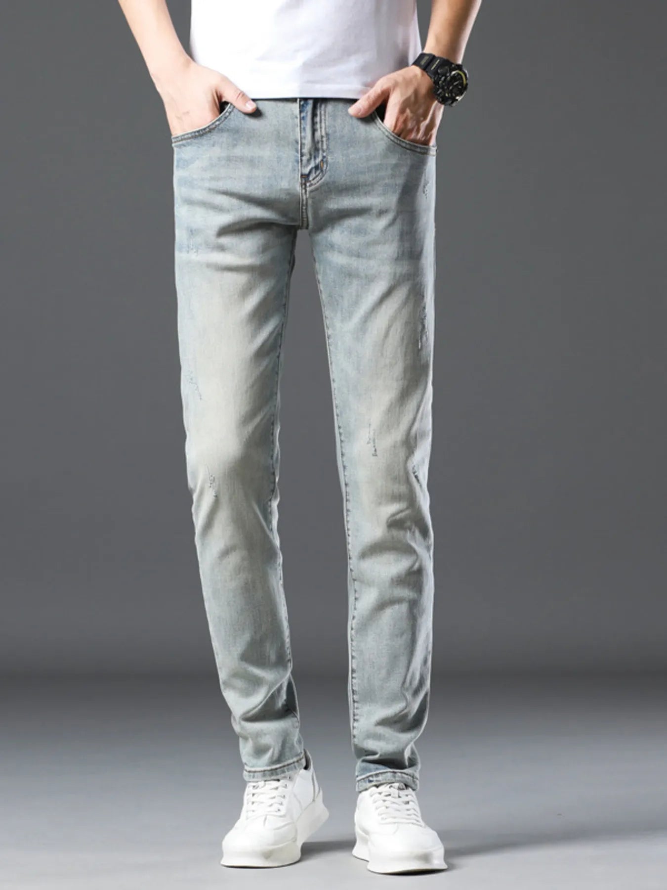 Men's Wash Slim Fit Jeans - cas7m