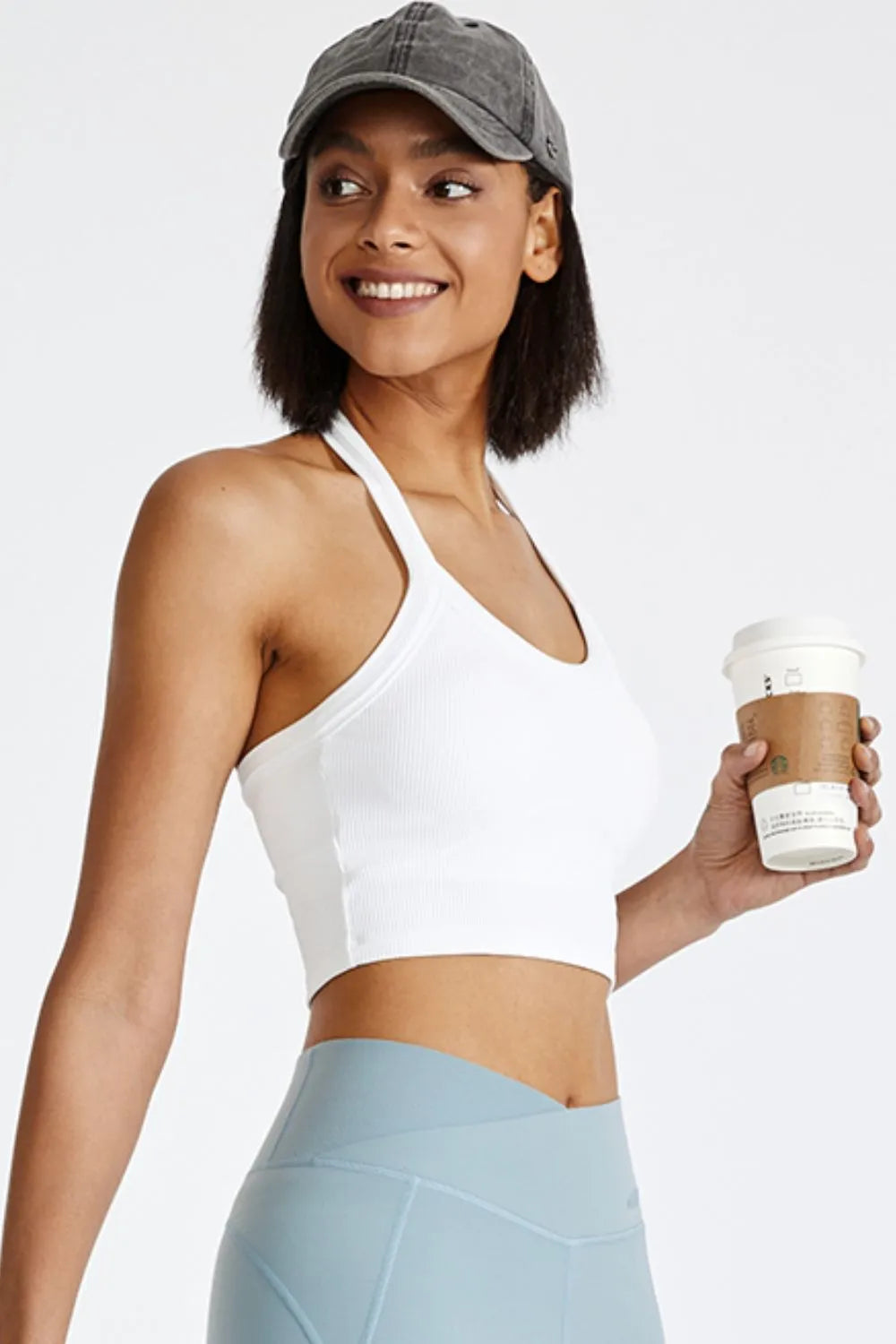 Halter Neck Active Cami - cas7m