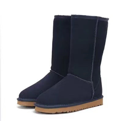 New Faux Sheepskin Knee-High Women's Boots