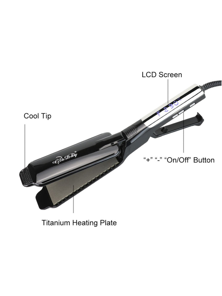 Pro Ceramic Tourmaline Hair Straightener - Salon Finish - cas7m