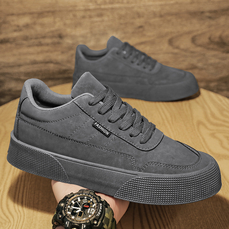 Trendy Low-Top PU Sneakers: Breathable Comfort for All Seasons - cas7m