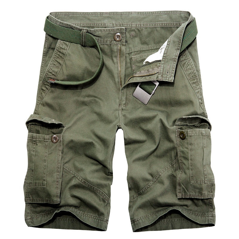 Plus Size Men's Multi Pocket Cargo Shorts