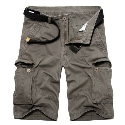 Plus Size Men's Multi Pocket Cargo Shorts