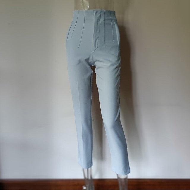 Women's Casual Fashion Straight Leg Pants - cas7m