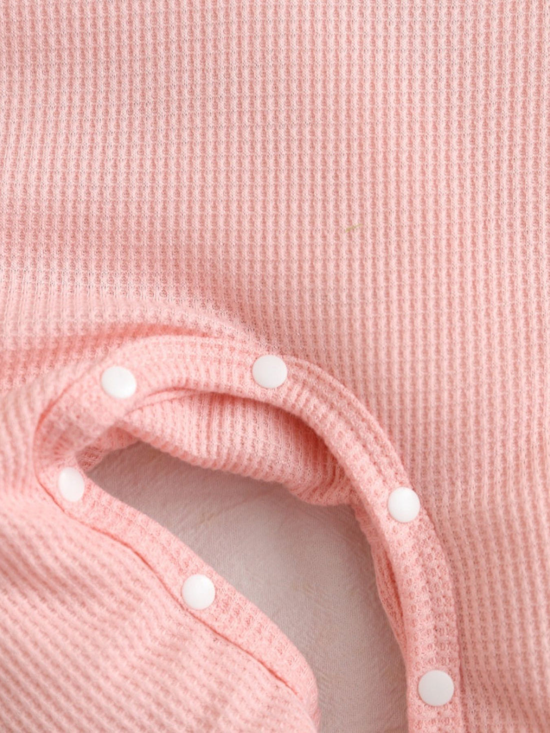 Children's Letter Waffle Knit One-Piece - cas7m