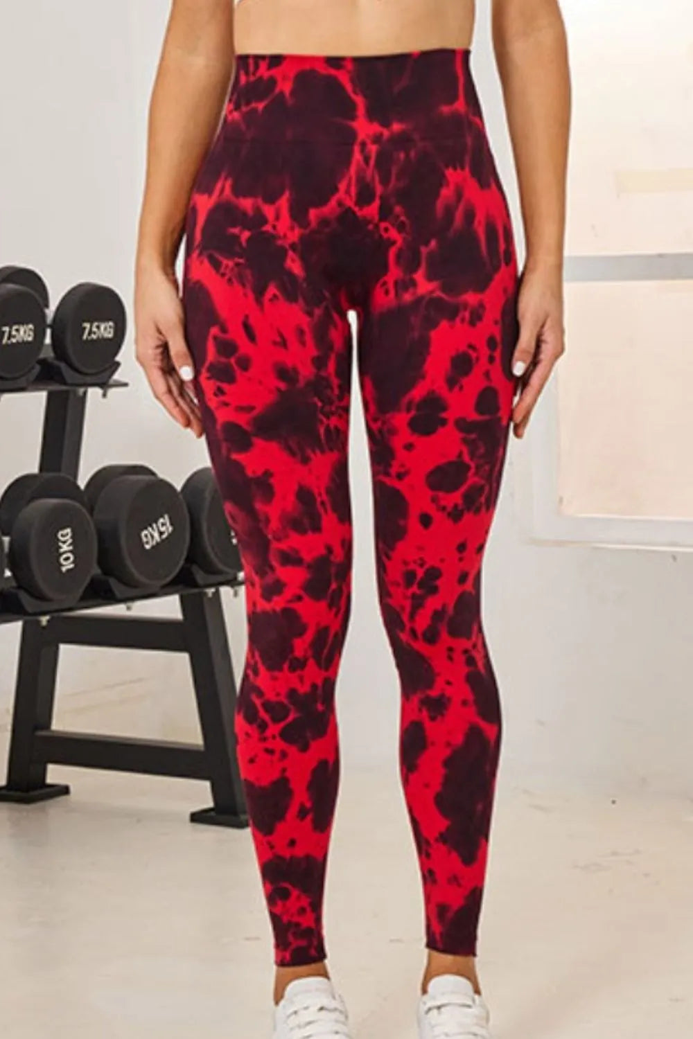 Basic Stretch Nylon-Spandex Leggings - Comfort Fit - cas7m