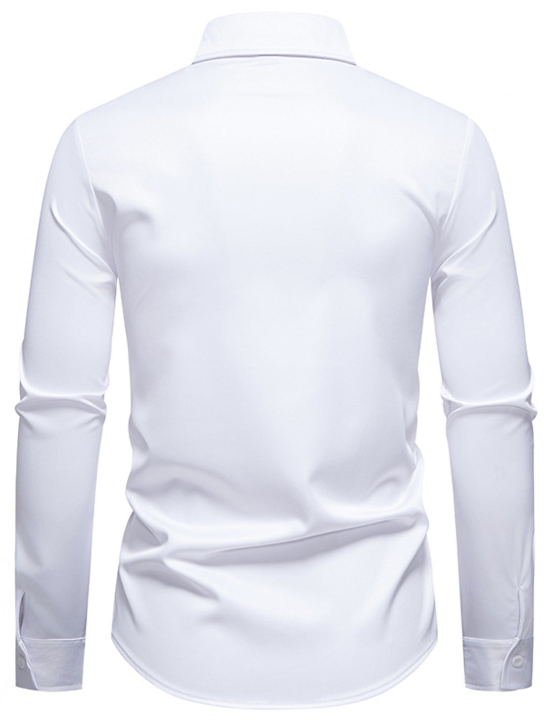 Men's Embroidered Long Sleeve Shirt - cas7m