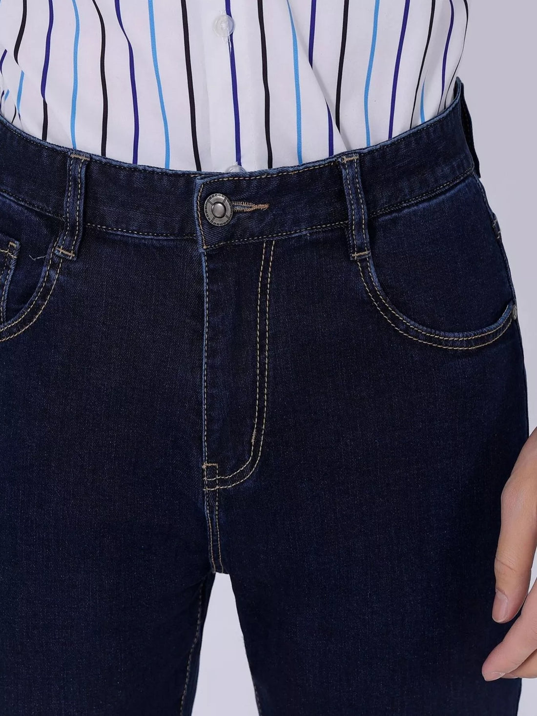 Men's Wash Straight-Leg Jeans - cas7m