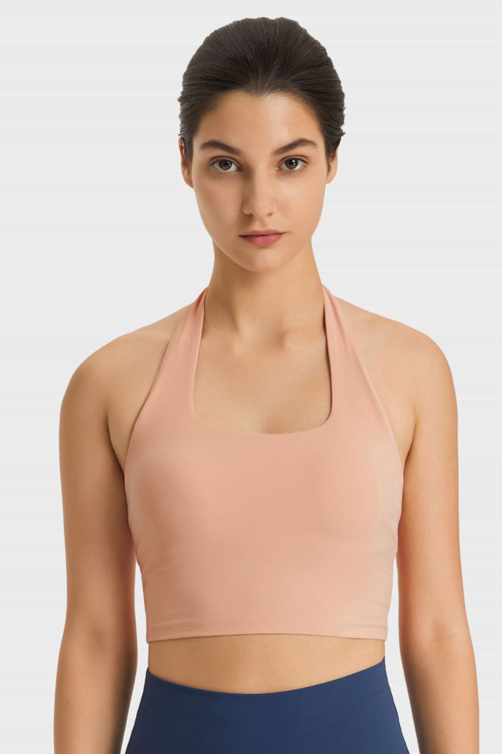 Millennia Breathable Halter Neck Sports Bra - cas7m