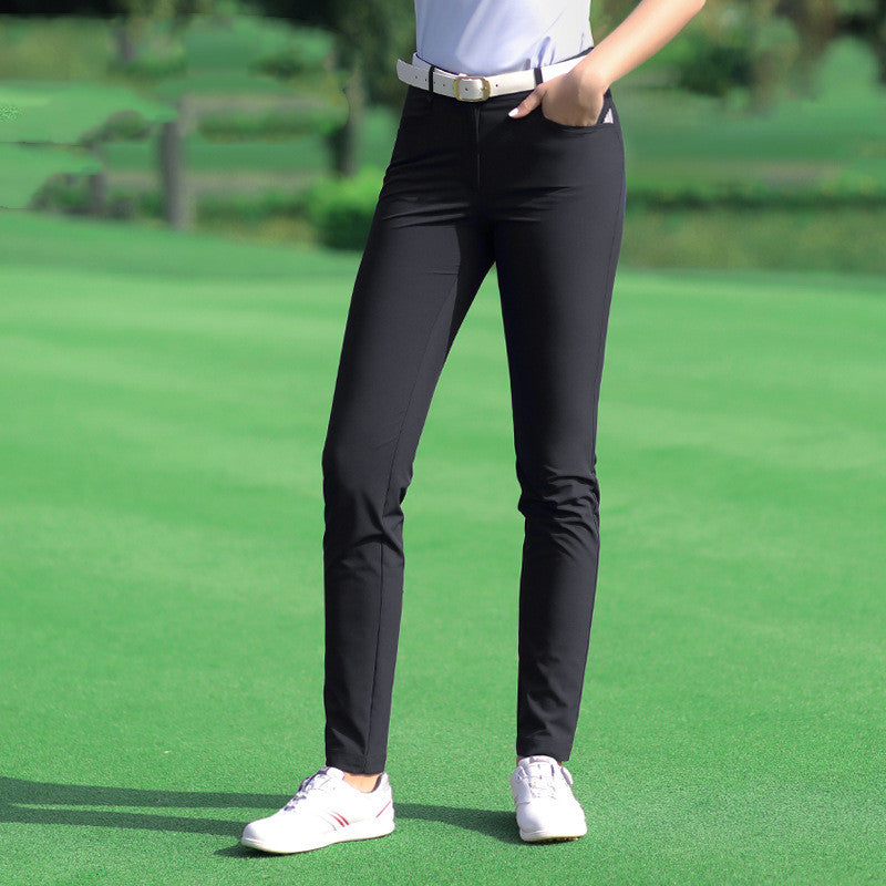 Women's Golf Pants Slim Fit Trousers - cas7m