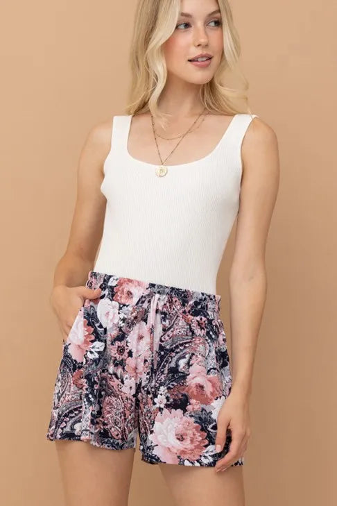 And The Why Wrinkle-free Stretchy Cooling Fabric Shorts - cas7m
