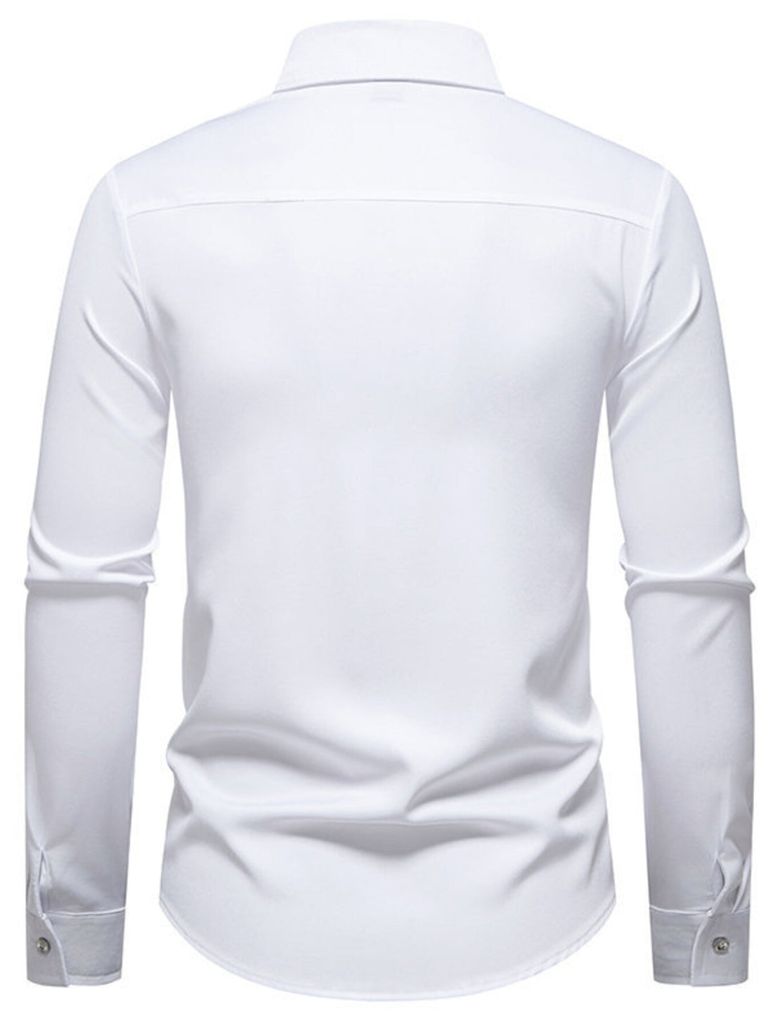 Men's Slim Fit Long Sleeve Shirt - cas7m