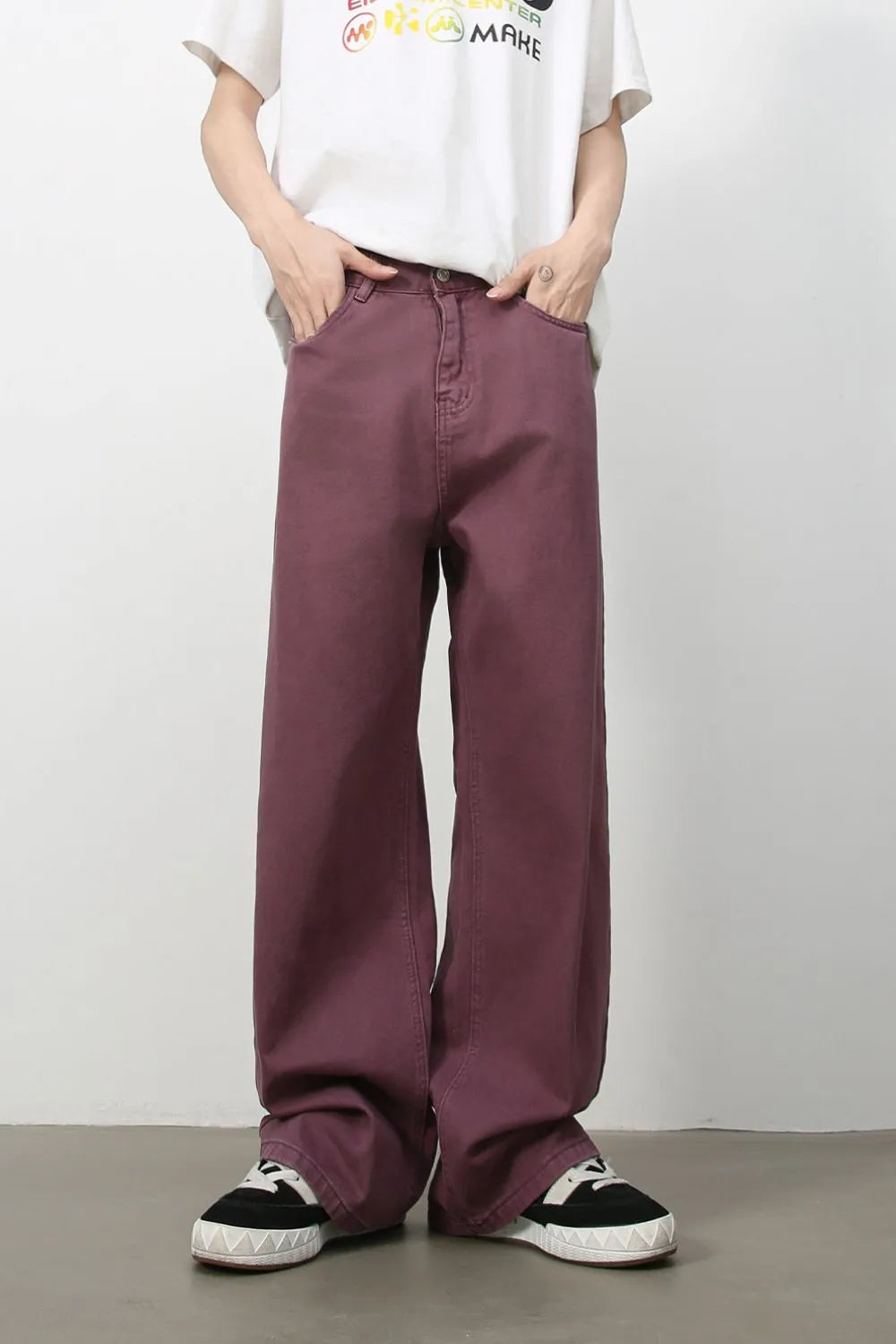 Men's Wide Leg Jeans - cas7m