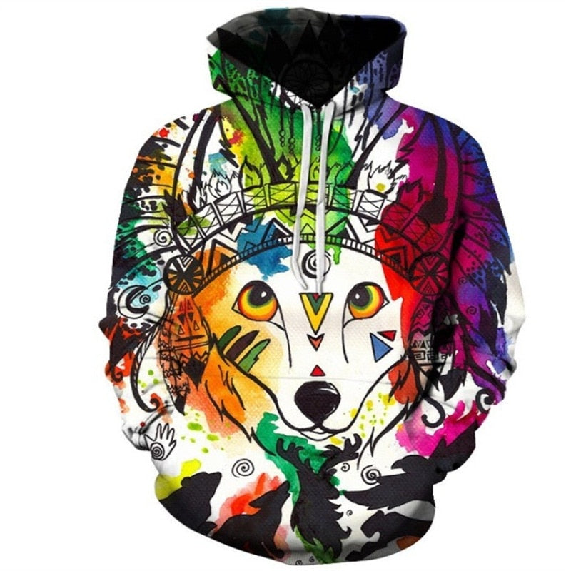 Men's New Fashion Sweatshirt 3D Printed Hoodie - cas7m