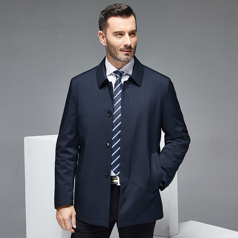 Men's Mid-Size Business-Casual Jacket Coats - cas7m