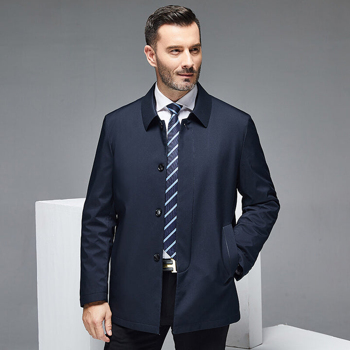 Men's Mid-Size Business-Casual Jacket Coats - cas7m