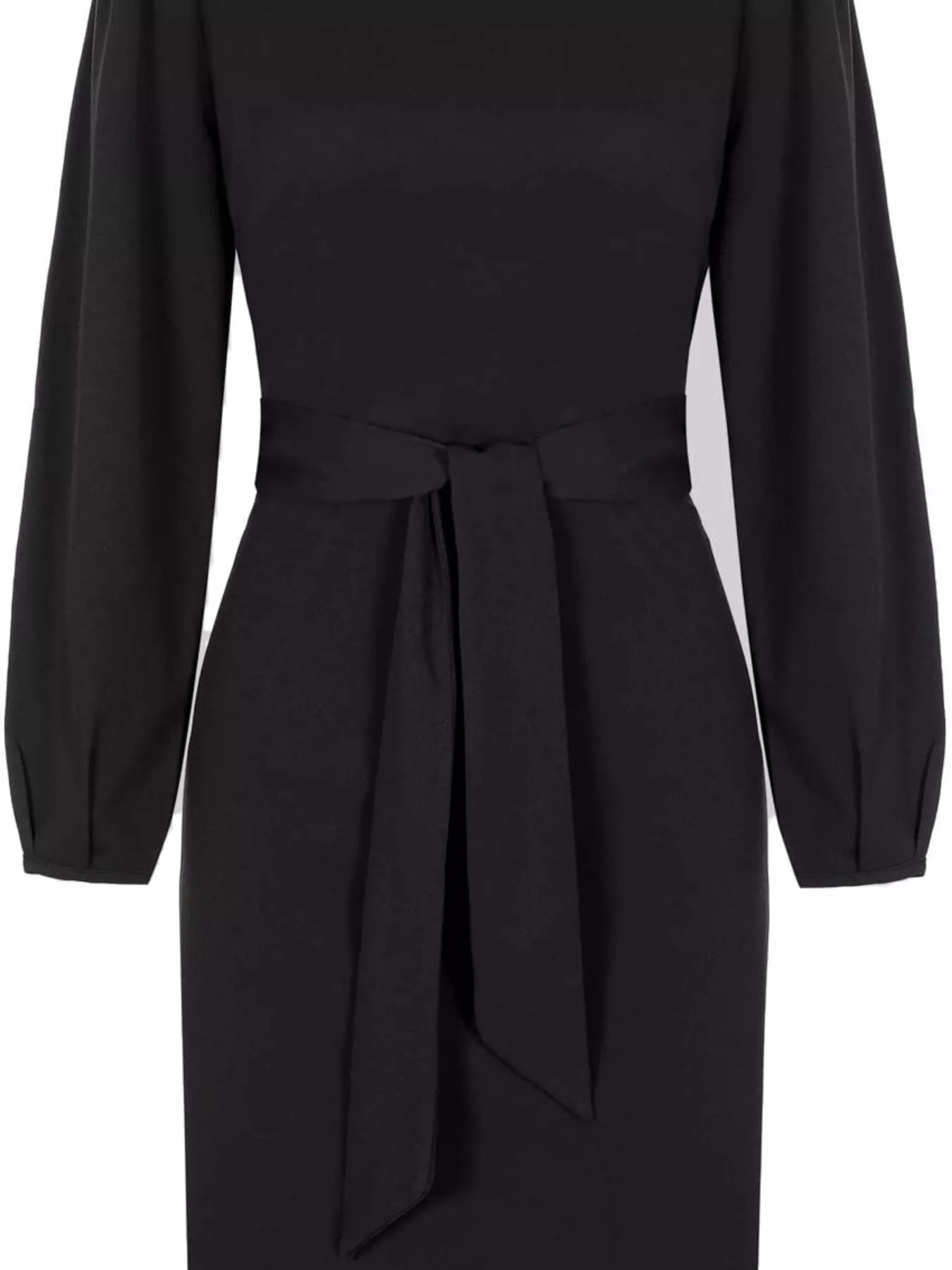 Tie-Waist Mini Dress - cas7m
