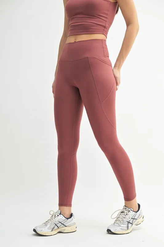 MONO B Venice Cloud Light Sculpt High-Waisted Leggings - cas7m