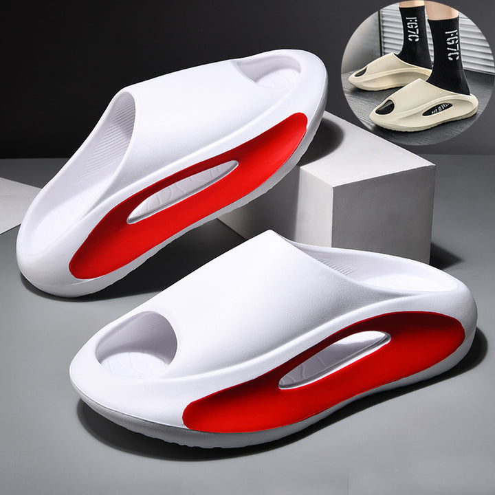 Ins Slippers Women Men Peep Toe Slipper Summer Hollow Unisex Sports Beach Shoes - cas7m