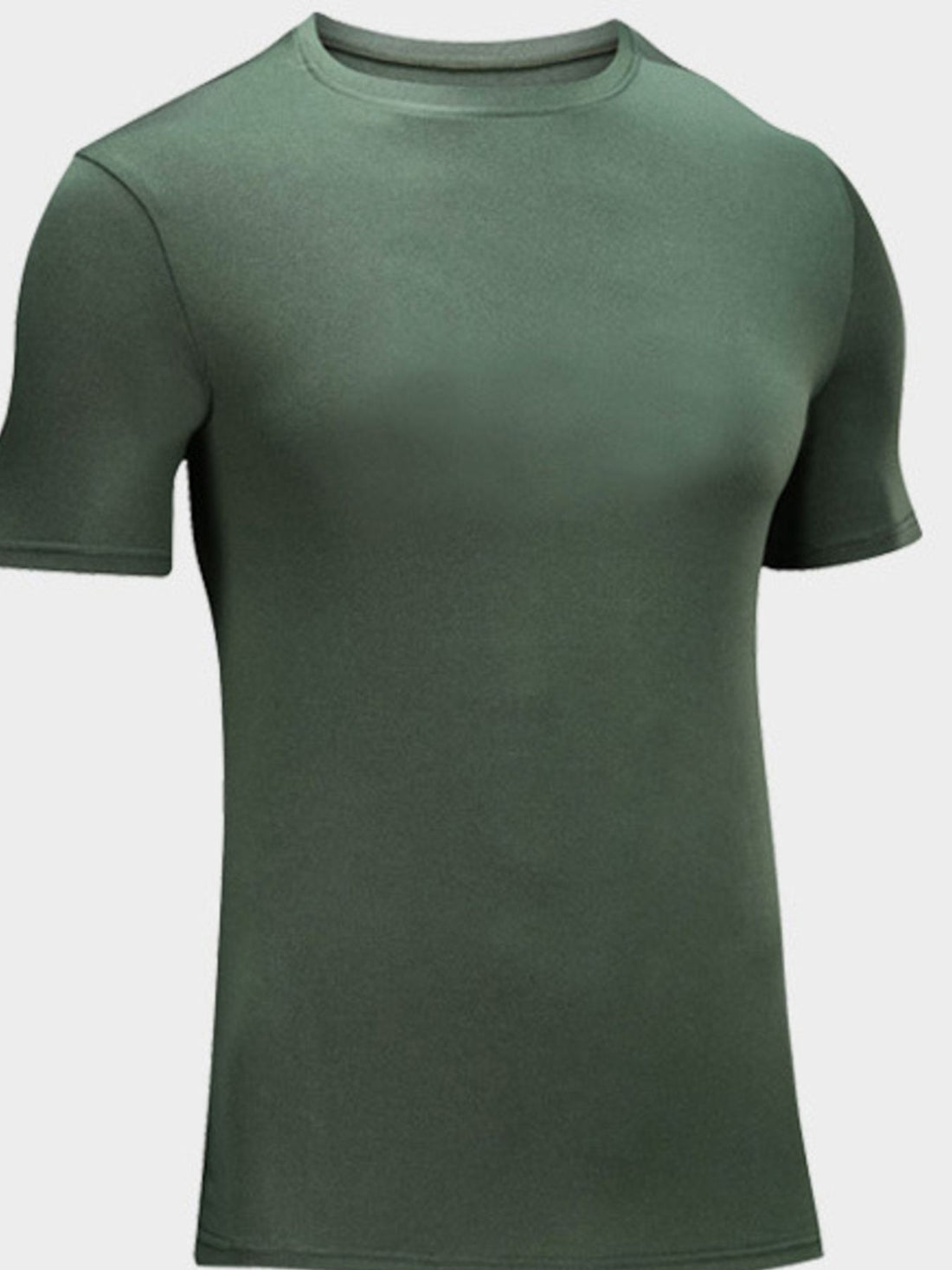Men's Plus Size Round Neck Short Sleeve T-Shirt - cas7m